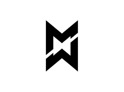 MW WM logo design