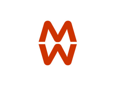 MW WM logo design