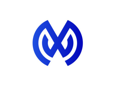 MW WM logo design