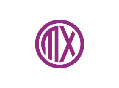 MX modern logo design
