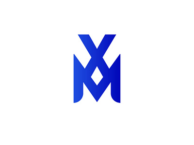 MX XM Unique logo design