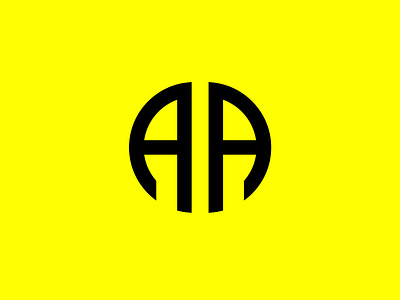 AA modern logo design