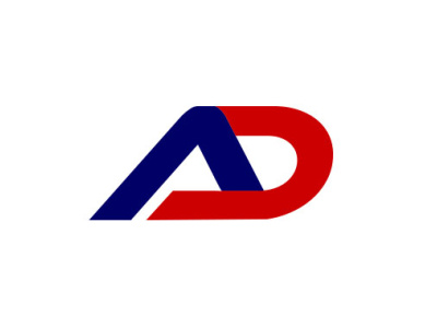 AD unique logo design