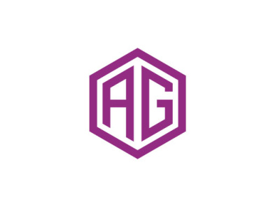 AG hexagon logo design