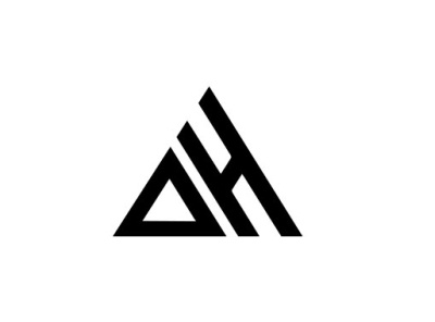 AH letter logo design