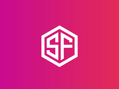 SF Hexagon logo design