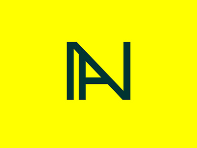 AN NA Letter logo design