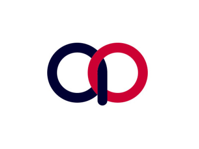 AO Letter logo design