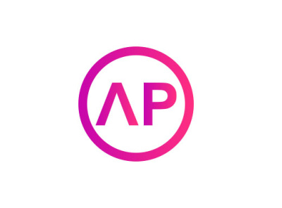 AP letter logo design