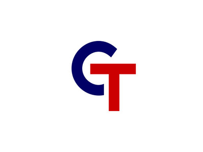 TC CT letter logo design