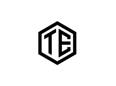 TE Hexagon logo design