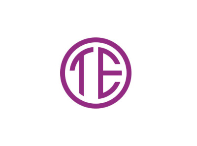 TE Monogram logo design