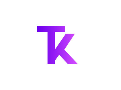 TK KT Modern logo design