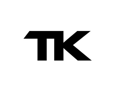 TK letter logo design