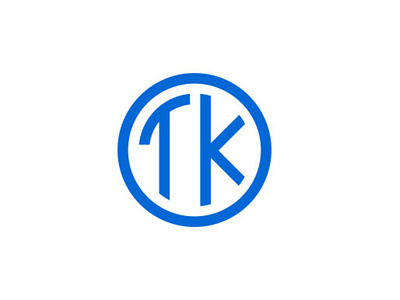 TK Monogram logo design