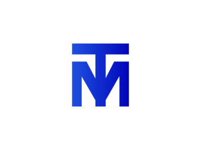 TM MT Monogram logo design