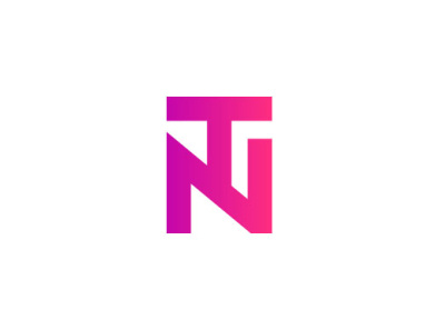 TN NT Monogram logo design