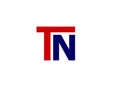 TN Letter logo design
