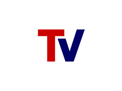 TV Letter logo design