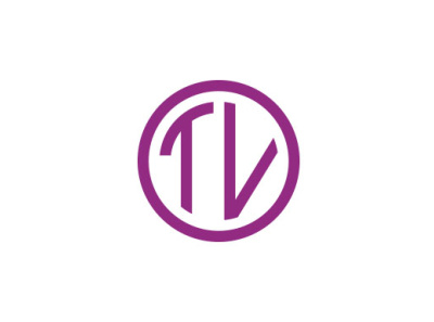 TV Monogram logo design