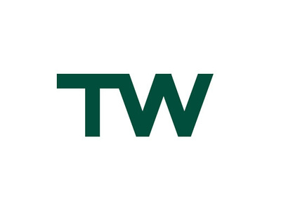 TW letter logo design