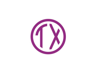 TX Monogram logo design