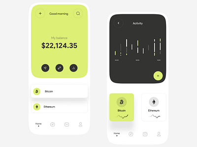 Bank app app appdesign bank clean iphone mobile uidesign wallet