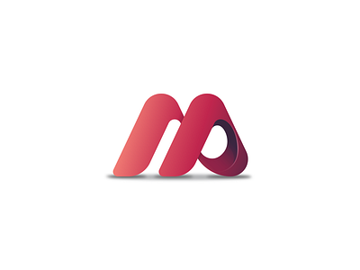 Letter M A 3d art brand branding creative design flat graphic design identity illustration inspiration lettering logo logo design mark minimal modern monogram unique vector