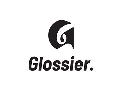 Glossier Redesign Logo art brand branding creative design designer graphic design identity illustration lettering logo logo design mark minimal modern typography unique vector