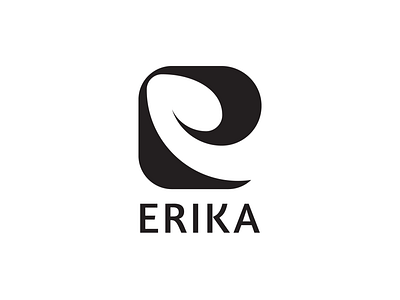 Erika Logo art brand branding creative design graphic design illustration logo mark minimal modern type unique vector