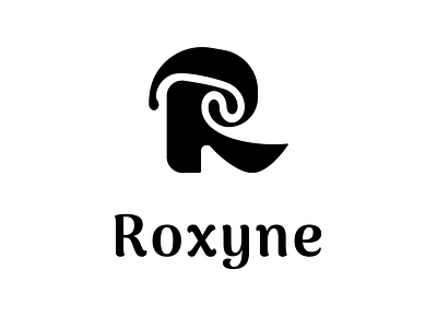 Roxyne art branding creative design graphic design illustration lettering logo logo design mark minimal modern type unique vector