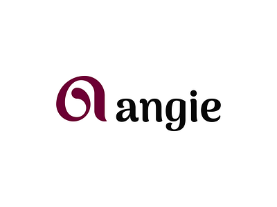 Angie art branding creative design graphic design illustration lettering logo logo design mark minimal modern type unique vector