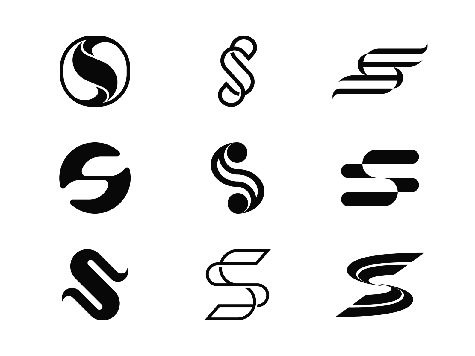 Letter S Collections by Muzulan on Dribbble