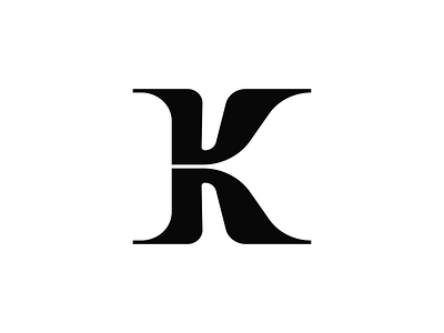 Letter K art branding creative design designer graphic design illustration lettering lettermark logo logo design mark minimal modern unique vector