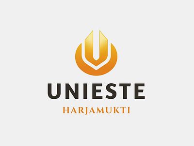 Unieste Harjamukti abstract art branding creative design designer graphic design identity illustration lettering logo logo design mark minimal modern property real estate residance unique vector