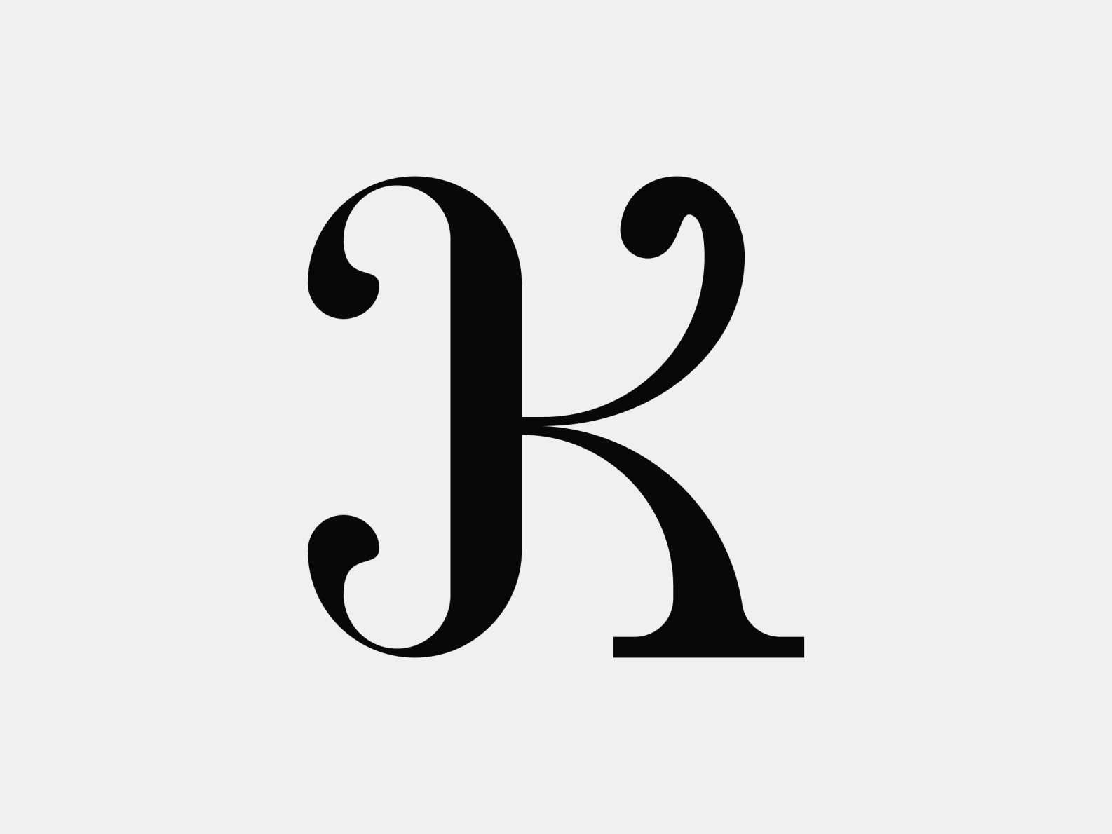 Letter K by Muzulan on Dribbble