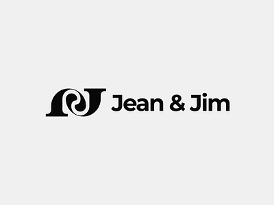 Jean & Jim art branding creative design designer fashion fashion logo graphic design identity illustration lettering logo logo design mark minimal modern monogram unique vector