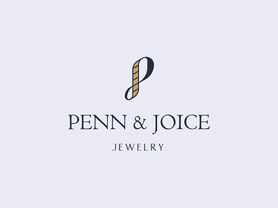 Penn & Joice Jewelry brand brand identity branding concept creative design graphic design illustration logo logo design logo designer logos logotype mark minimal modern monogram typography unique vector