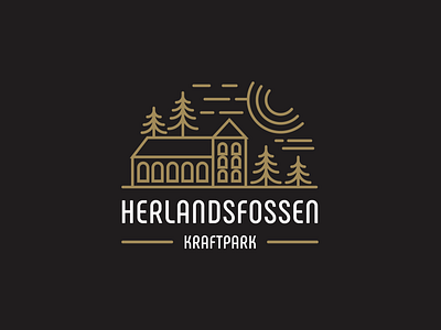 Herlandsfossen brand brand identity branding concept creative design designer graphic design identity illustration logo logo design logos logotype minimal modern typography unique vector vintage