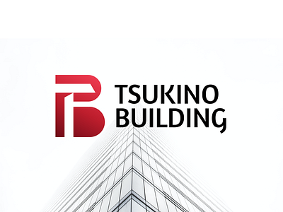 Tsukino Building brand brand identity branding concept construction creative design designer graphic design identity illustration logo logo design logotype mark minimal modern typography unique vector