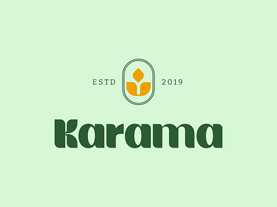 Karama brand brand identity branding concept creative design designer graphic design identity illustration logo logo design logotype mark minimal modern type typography unique vector