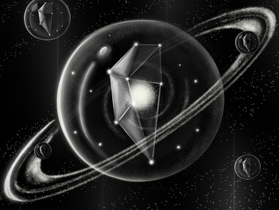Cosmic trance design digital art graphic design illustration procreate