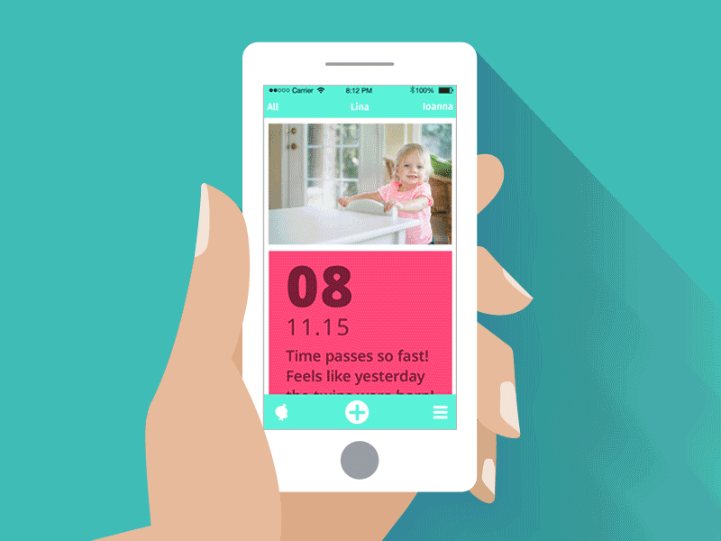 Babography IOS app kids save momens ios