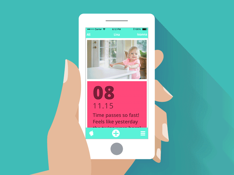 Babography IOS app ios kids save momens