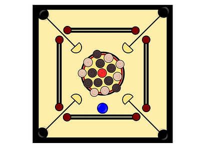 Carrom simple carrom كيرم