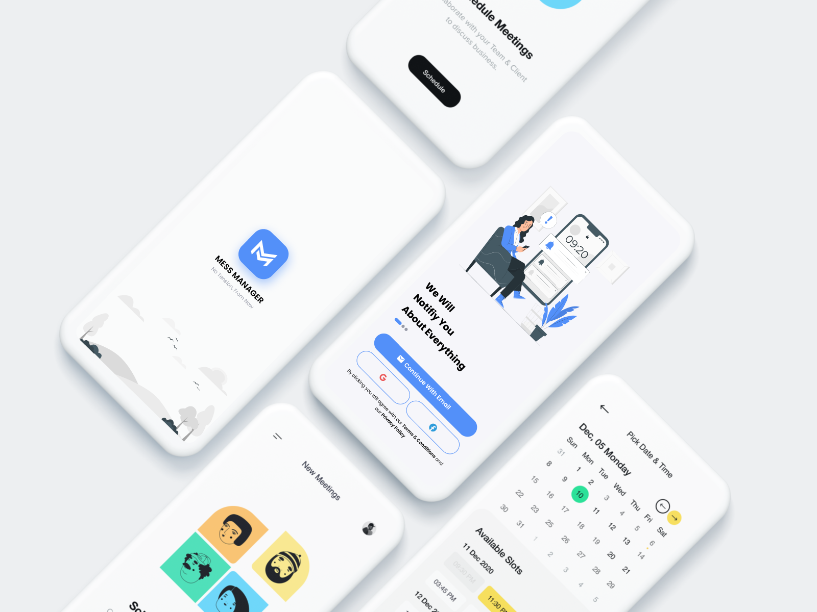 Mess Management UI by Ashik Prottoy on Dribbble