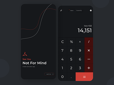 Calculator UI Neumorphism