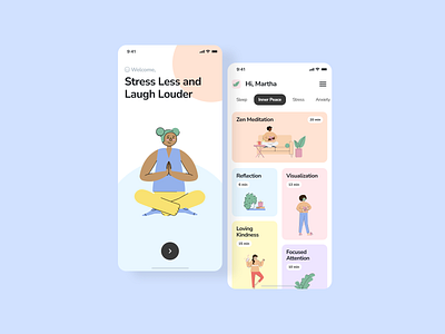 Meditation App Concept