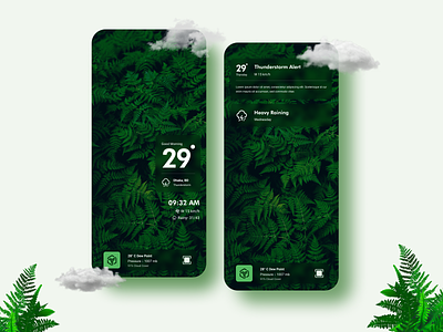 Weather Widget App app app design app ui design graphic design illustration logo minimal mobile app mobile ui ui ui design uidesign uiux user experience user interface