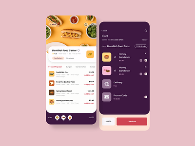 Online Food UI Concept